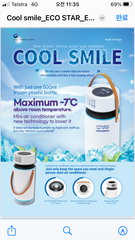 Personal cooling fan: Cool Smile